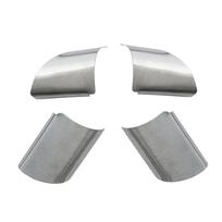 4 vnt./rinkinys Automobilio vairo panelės apdailos dangtelis Ford Focus 2 Mk2 2005-2012 nerūdijančio plieno priedai sidabras