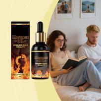 Vyriškas masažo aliejus  Vyriškos intymios zonos priežiūra  Maitinantis ir drėkinantis kūno aliejus  Skatina ir ilgai išlieka drėkinantis aliejus 30 ml One Size balta