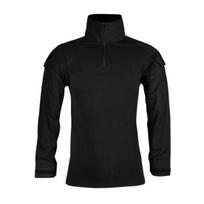 Men Tactical Shirt Long Sleeve Military Combat Shirt Quarter Zipper Stand-Up Collar Shirt for Outdoor Paintball Airsoft Cycling Hiking S juoda