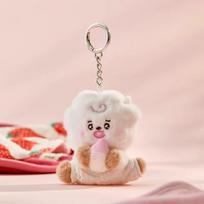 BTS BT21 pliušinė lėlė Kpop raktų pakabukas Pliušinis žaislas Naujagimio versija RJ