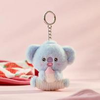 BTS BT21 pliušinė lėlė Kpop raktų pakabukas Pliušinis žaislas Naujagimio versija KOYA