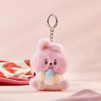 BTS BT21 pliušinė lėlė Kpop raktų pakabukas Pliušinis žaislas Naujagimio versija COOKY