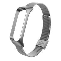 Apyrankė Samsung Galaxy Fit 2 apyrankei Metalinė nerūdijančio plieno apyrankė Samsung Galaxy Fit2 R220 išmaniosios apyrankės priedai sidabras