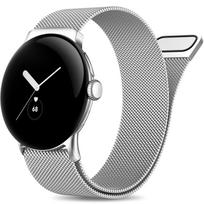 Milanese Loop For Google Pixel Watch 3 2 1 Strap 41mm accessories Metal stainless steel bracelet correa Pixel Watch 3 45mm Band Pixel Watch 1 41mm sidabras