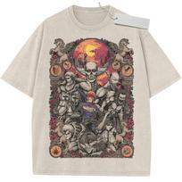 Summer Mens Black Washed T  Shirt Berserk Guts  Apostles Fantasy Battle High  Quality Fabric for Casual Shopping M