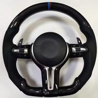 2026 hot selling M carbon fiber sports steering wheel, suitable for BMW M3 F30 F15 F16 F20 F21 F25 F26 Carbon brazing M3 (airbag) juoda