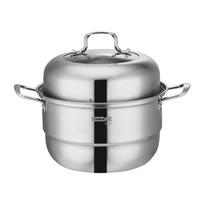 Yibojingang YP-8029 28cm Double-Layer Stainless Steel Steamer