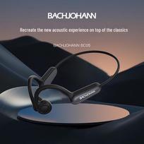Bach Johann BC05 True Wireless Bone Conduction Sports Headphones juoda