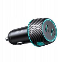 Ładowarka Samochodowa 2X Usb C 70W Z Podświetleniem Led Joyroom Jr-Ccn02