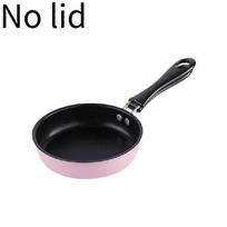 Cute Miniature Non-stick Fry Pan For Kids Real Cooking Tiny Kitchen Tool rožinė