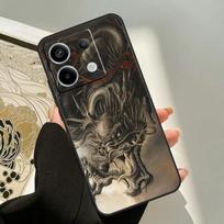 Chinese Dragon Case For Xiaomi Redmi Note 13 Pro 14 12 11 9 10 9S 10S 11S 12S Redmi 13C 10C 12C 14C Cover Redmi Note 9S