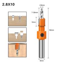 8mm Shank  Screw Extractor Remon Demolition for Wood Milling Cutter Woodworking Tools  HSS Woodworking Countersink Router Bit