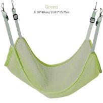 Comfortable Mesh Pet Hammock Hangable Breathable Pet Swing Bed Adjustable Pet Sleeping Resting Bed Balcony