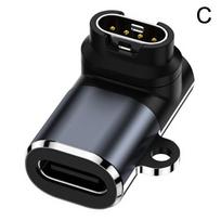 C Type Charger Adapter For Garmin Fenix 7 7X 5S 6 6X 6S Pro Smart Watch Chargering Converter Accessories For Kids Adults Children's Birthday Gift