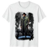 Netinkamas žmogus (1956 m) Filmo plakato įkvėpti unisex marškinėliai Retro marškinėliai S