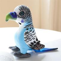 Simuliuota papūgos lėlė Ara lėlė Lėlė Paukščio ornamentas Pliušinis žaislas Vaikų pažintinė dovana 22cm   0.1kg