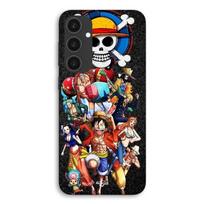 Dėklas Samsung Galaxy S23 FE One piece Monkey Luffy įgula anime manga Maniacase juoda