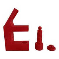 Yousheng Zipper Puller Clamp Crafting Tool Easy Zipper Assembly Handy Zipper Fastener Jig Zippers Repair Kit Portable Sewing Accessory raudona