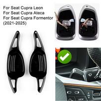 For SEAT Cupra Formentor LEON Ateca 2021-2024 2025 Car Steering Wheel Shift Paddle Gear Paddles DSG Extension Aluminum Alloy juoda