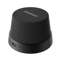 MOMAX 1-Vibe Go BS6 Magnetinis belaidis garsiakalbis su telefono laikiklio funkcija Nešiojamas garso garsiakalbis IPX6 atsparus vandeniui namams / lauke juoda