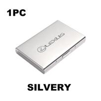 Car Metal Thin Slim Credit Card Holder RFID Blocking Wallet Case For Lexus UX250h RX450h RX300 GX470 CT200h RX400h NX300h RX350