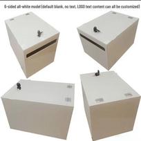 Qiuqiao A4 Document Storage Box with Lock balta