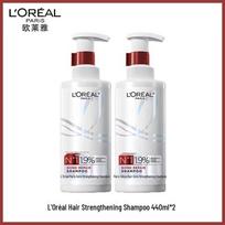 L'Oréal Hair Core Strengthening Shampoo Twin Pack