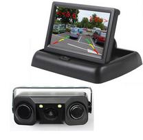 Monitor Kamera Cofania + Czujniki Parkowania 3W1
