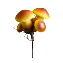 Cute Artificial Mushroom Lifelike Bonsai Decor DIY Landscape Simulated Plants  Outdoor Garden Decor geltona