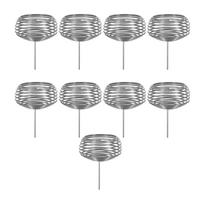 10pcs With Spikes Bonsai Baskets Stainless Steel Fertilizer Tool Plant Fertilizer Baskets Automatic Small Plant Fertilizer Box
