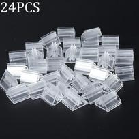 24/48PCS Plastis Card Stands Clear Game Card Stands Display Game Piece Holders Picture Stands for Cards Photos Memos Display