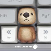 Party Animal Keycaps Crocodile Tiger Otter Up And Down Key Resin Mechanical Keyboard Single Esc Cartoon Keycap Gift