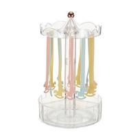360 Degree Rotating Earring Display Stand Jewelry Makeup Case  Children's Accessories skaidri