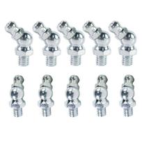 Grease Nipple 90 Degree Elbows Nipples Replacement 10 Pieces Metric Grease Fitting For Automotive Machinery Industrial Tractor