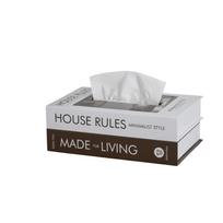 Organizer Luxury Book Style Tissue Box Container Ornaments Napkin Holder Case Double Layer Decoration Paper Box Home