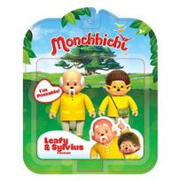 Zestaw Figurek 2-Pak Monchhichi Feuillu I Sylvus Zabawka Dla Dzieci