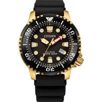 PROMASTER Watch Overseas Gold Urethane 200m Water Solar Date Luminous Diving Fishing [CITIZEN] Men's BN0152-06E (Popular Model) Diver's Watch, auksas