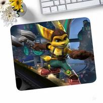 Ratchet And Clank Rift Apart Game Mousepad Small LockEdge Mouse Pad For Gamers Computer Desk Pad Rectangular Anti-slip Rubber 180x220x2mm