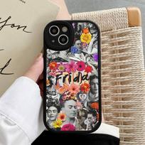-Fashion F-Frida K-KahlosS Phone Case Hard Leather For iPhone 16 15 14 13 12 Mini 11 14 Pro Max Xs X Xr 7 8 Plus Fundas iPhone 15 pro