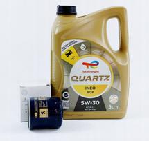 Filtr Oleju + Olej Total Ineo Rcp 5W30 5L 9.55535 Peugeot Citroen Opel 1.2