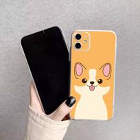 Cute corgi dog Phone Case For iPhone17,16,15,14,13,12,11 Plus,Pro Max Soft Transparent Cover iPhone14ProMax