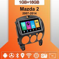 Android Carplay automobilinis radijas, skirtas Mazda 2 2007–2014 m. daugialypės terpės grotuvo galvos blokas Stereo GPS navigacija BT WIFI 2+32GB 1+16GB
