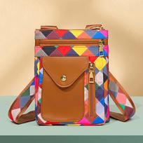 Fashion Women Crossbody Bag Ladies Nylon Mobile Phone Purse Bags Solid Flap Messenger Bag Small Female Shoulder Handbag For Women