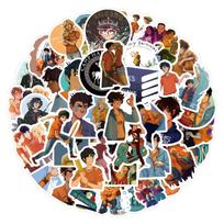 60 naujų Percy Jackson grafiti lipdukų Dekoratyvūs užrašų knygutės, riedlentės, asmeniniai vandeniui atsparūs lipdukai