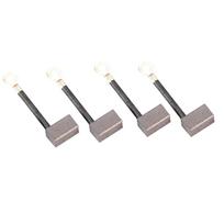 100Pcs Carbon Brushes Replacement Kits Fit for 12V 24V 48V DC Oil Water Pump Motor J435A 9x8x14.5mm
