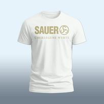 Sauer & Sohn logotipas juokingi marškinėliai Dydis S-5XL Pagaminta JAV Unisex marškinėliai S