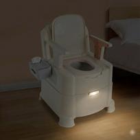 Bedside Commode for Elderly & Disabled Portable Toilet Chair with Sensor Night Light and 440lbs Capacity United States