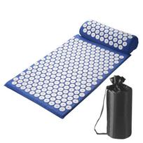 Green Acupoint Needle Massage Yoga & Physiotherapy Mat Pillow Only mėlyna