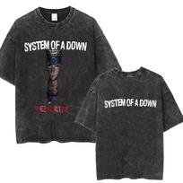 Washed Vintage System of A Down Toxicity Chop Suey I Cry When Angels Deserve To Die Tshirt Mens Rock Alternative Metal Tshirts S