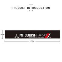 Automobilio priekinio stiklo lipdukas-vėliavėlė, suderinamas su visais Mitsubishi modeliais Pajero Outlander Lancer Eclipse Cross, vinilinis stiklo lipdukas